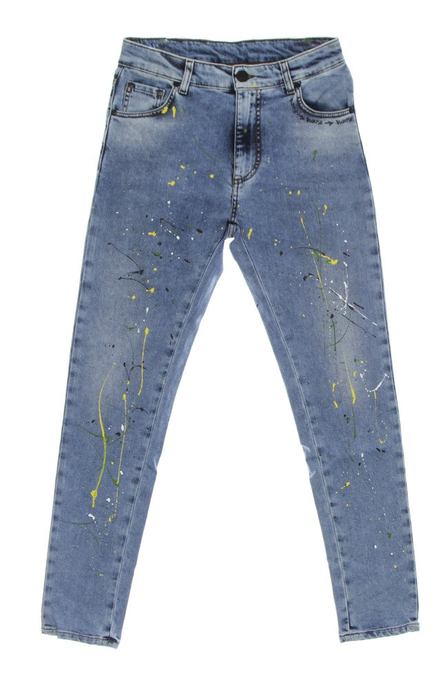 Men's Jeans Dye Jeans Blue Denim