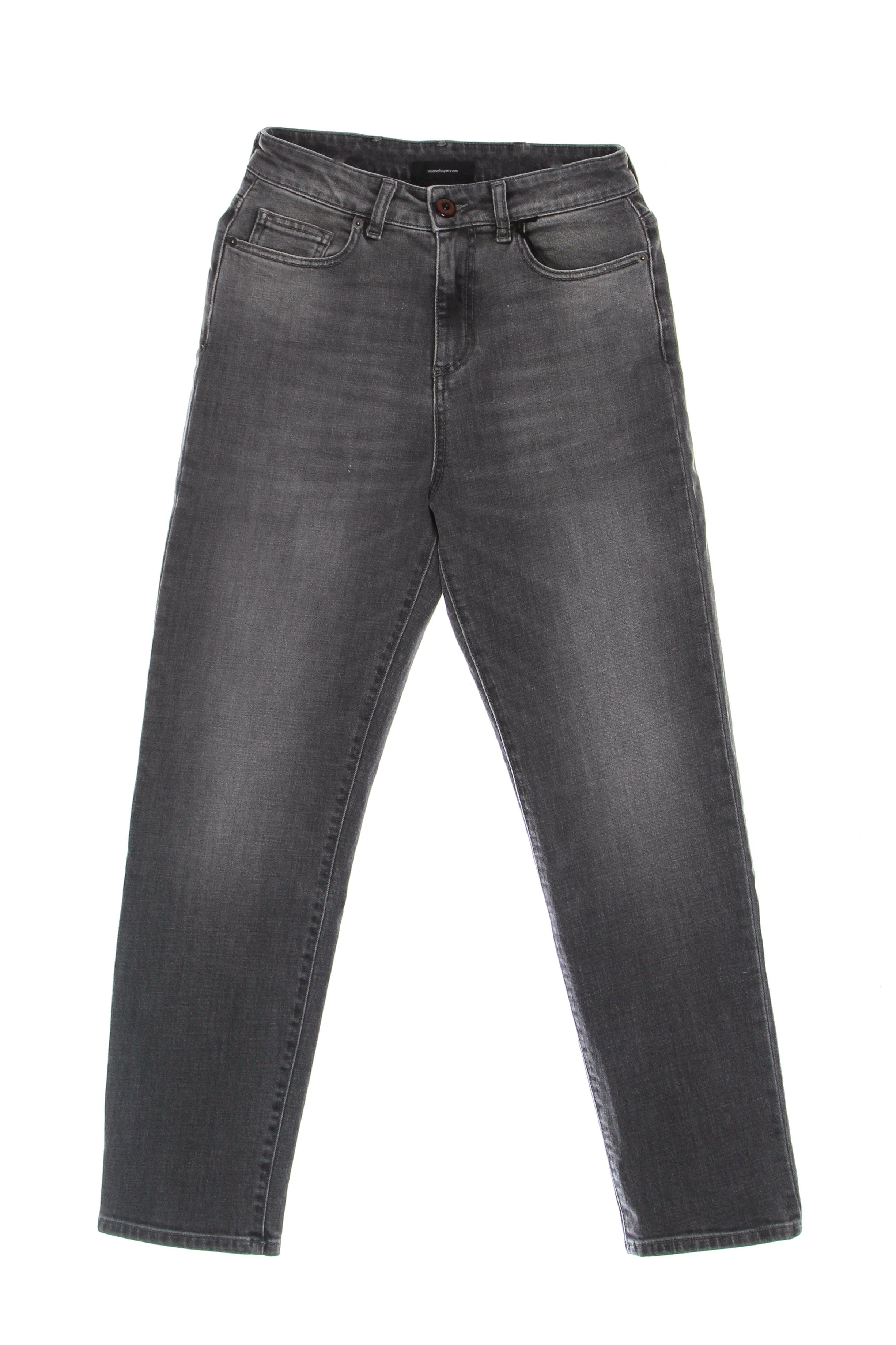 Jean en revêtement noir jeans jeans gris