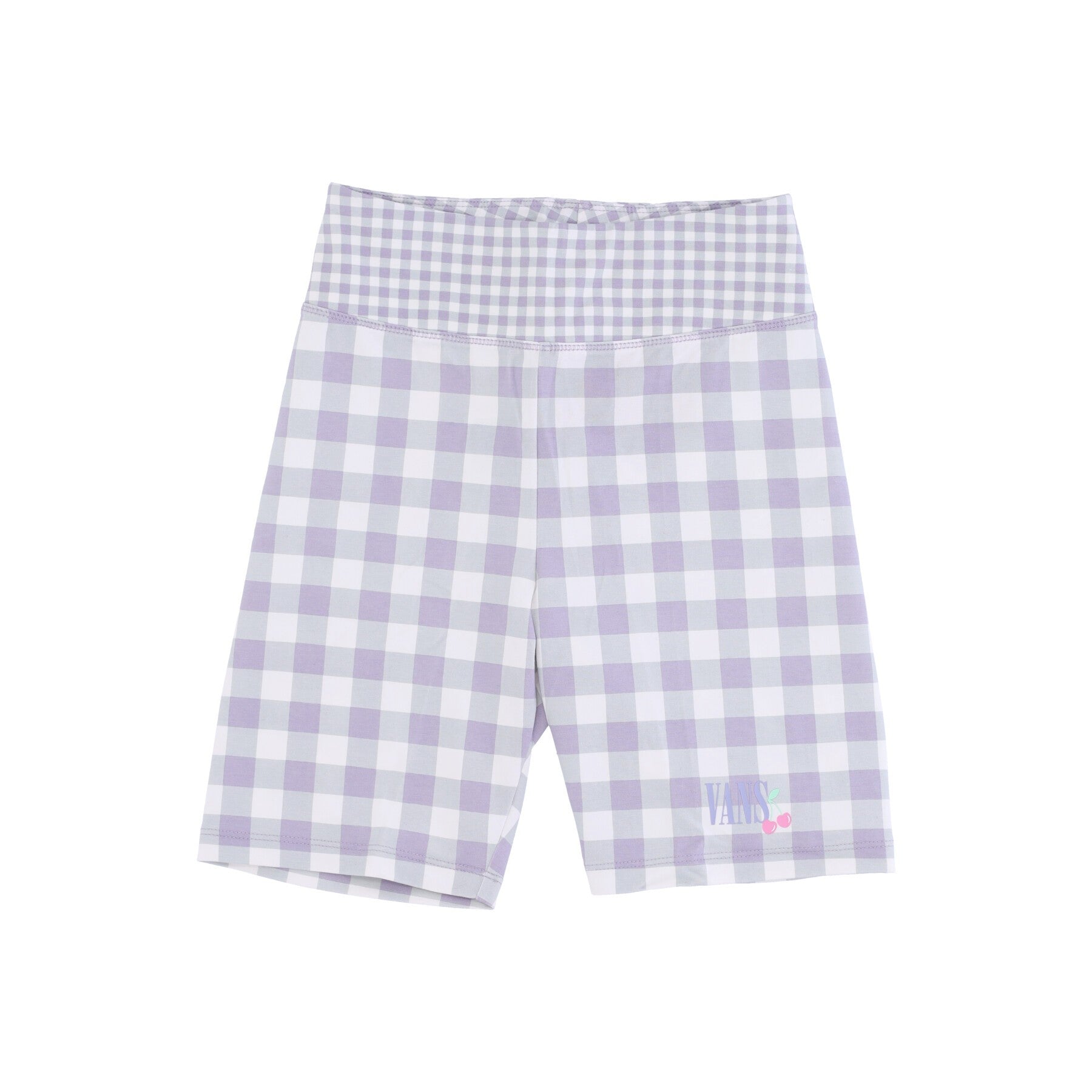 Vans, Pantaloncino Ciclista Donna Mixed Up Gingham Legging Short, Languid Lavander