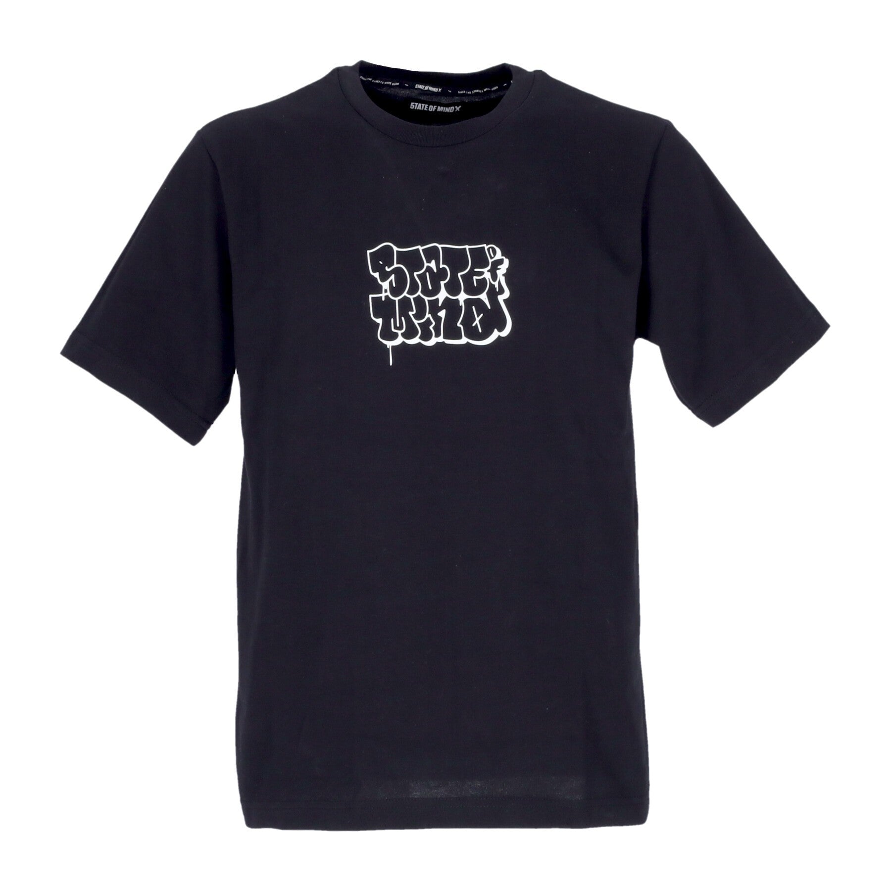 Maglietta Uomo Throw Up Tee Black