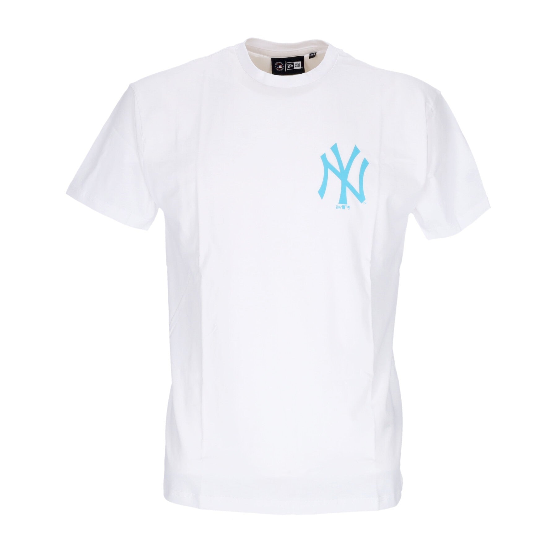 New Era, Maglietta Uomo Mlb League Essential Oversize Tee Neyyan, White/aurora Green