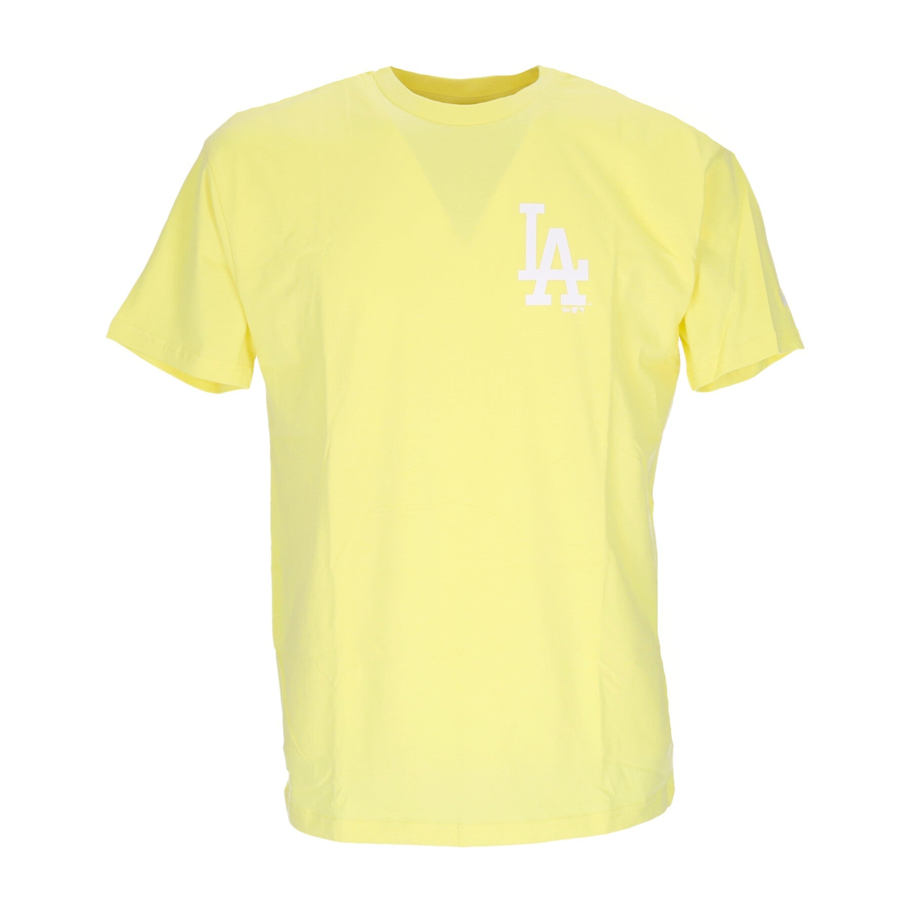 New Era, Maglietta Uomo Mlb League Essential Oversized Tee Losdod, Yellow Pulse/white