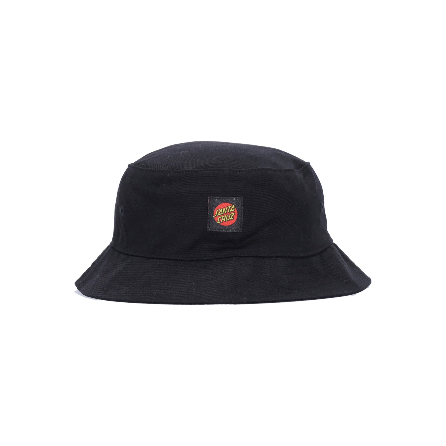 Santa Cruz, Cappello Da Pescatore Uomo Classic Label Bucket Hat, Black