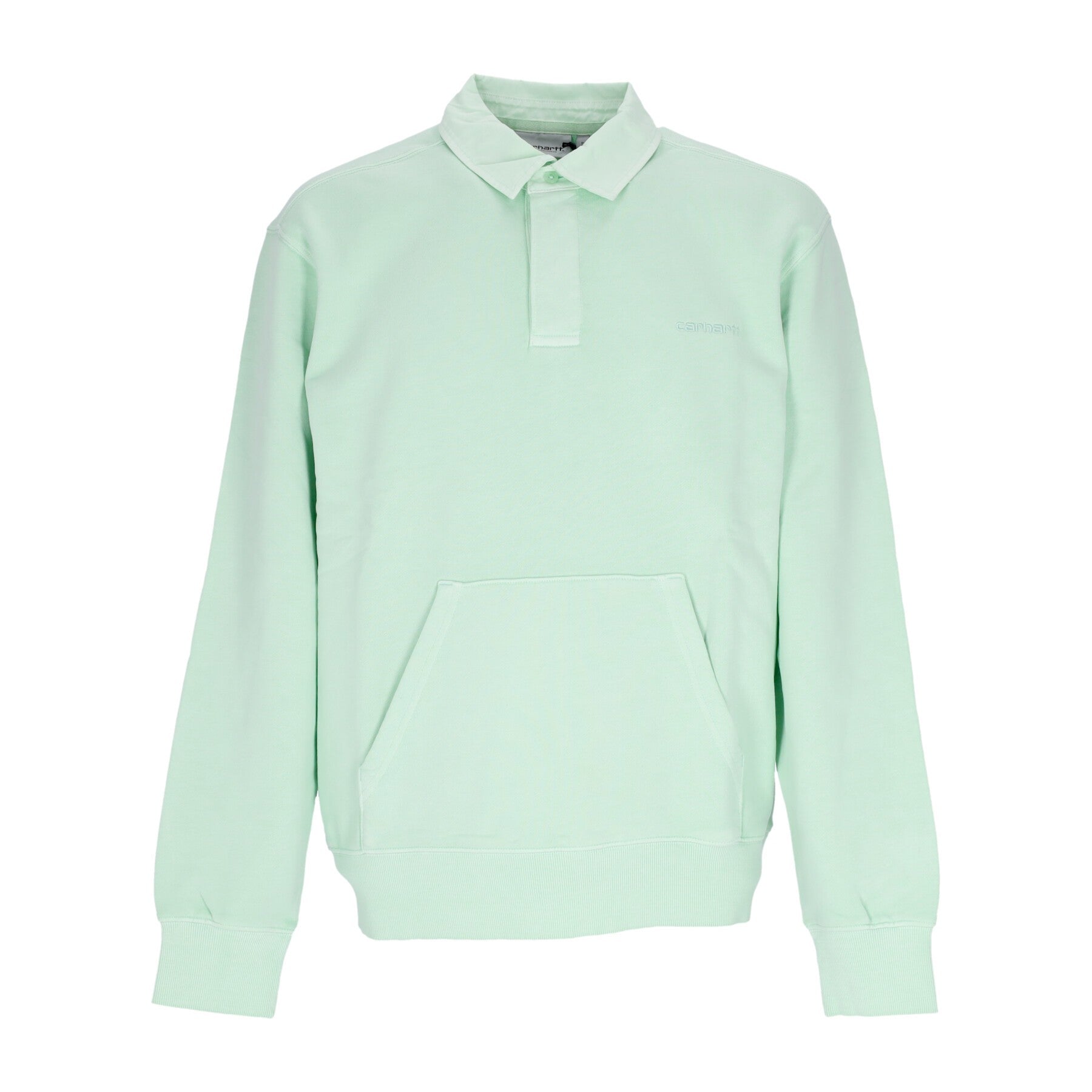 Carhartt Wip, Felpa Leggera Uomo Duster Script Sweater, Pale Spearmint