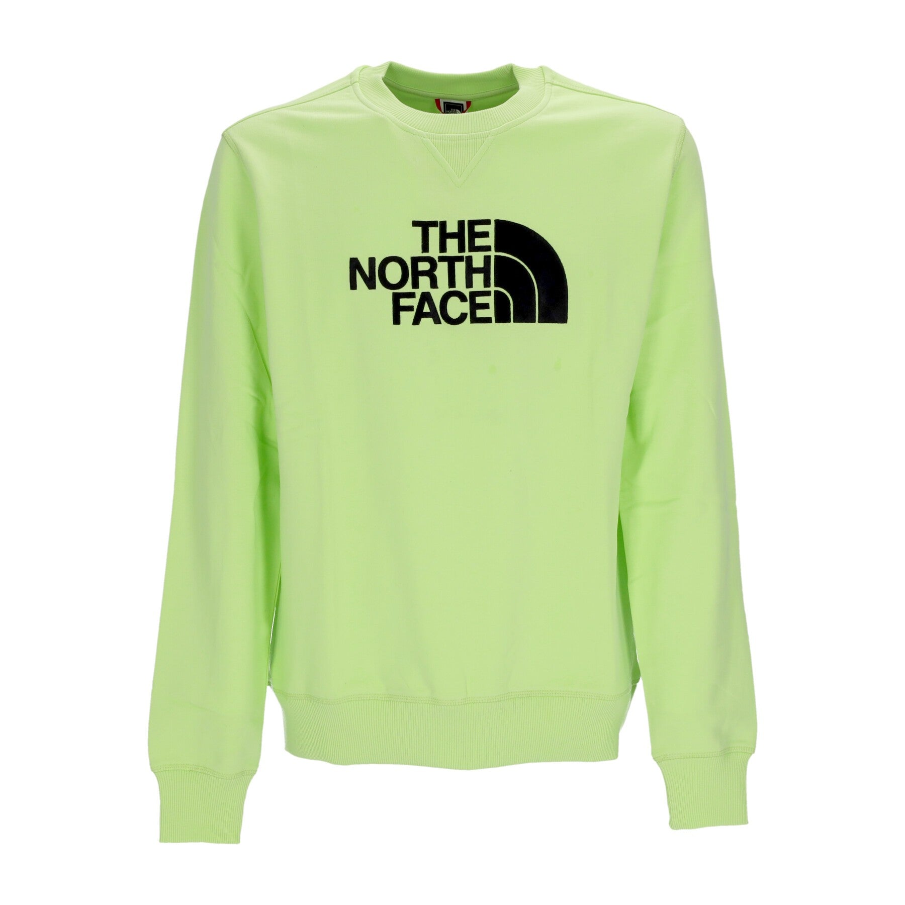 The North Face, Felpa Leggera Girocollo Uomo Drew Peak Crewnwck, Light Sharp Green