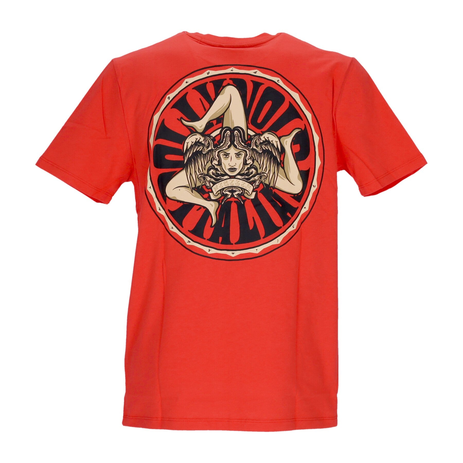 Trinacria Tee Red Men's T -Shirt