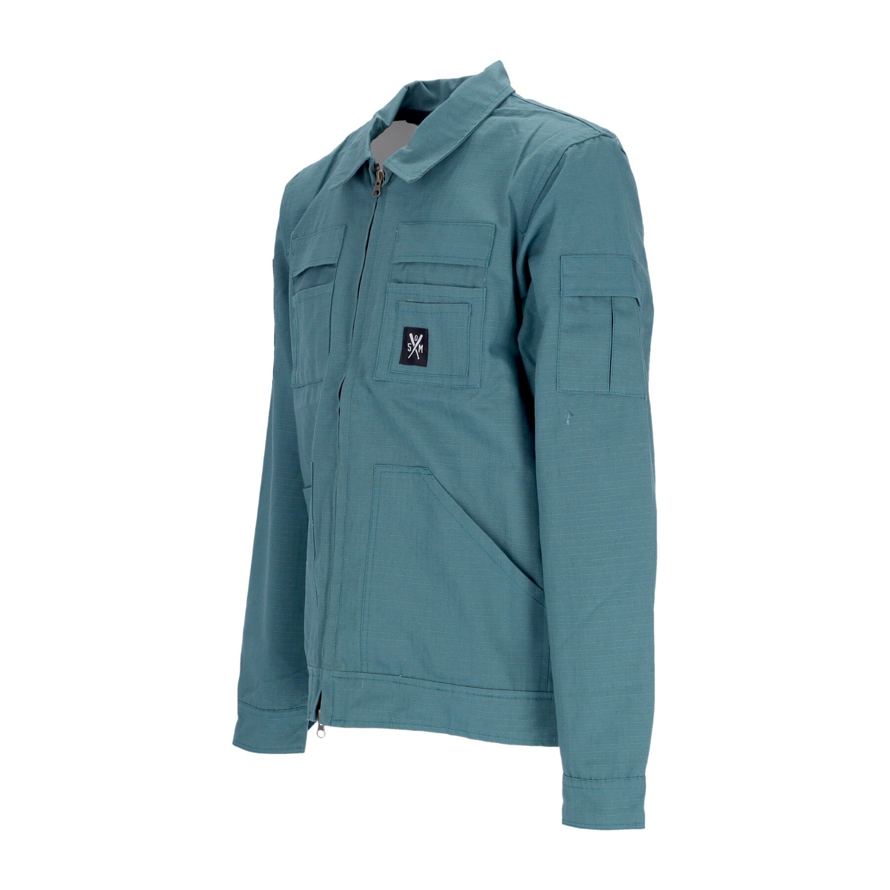 Retrofuture Combat Teal Herrenjacke