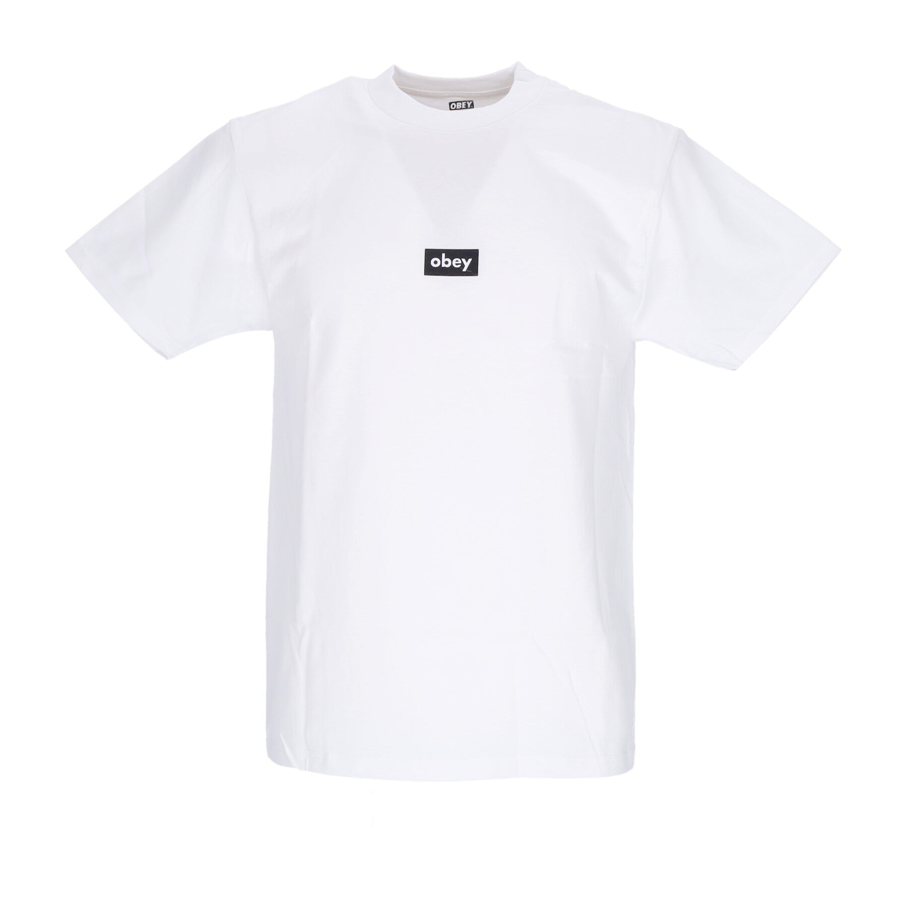 Obey, Maglietta Uomo Black Bar Classic Tee, White