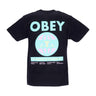 Obey, Maglietta Uomo Global Eyes Classic Tee, Black