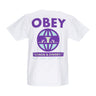 Obey, Maglietta Uomo Global Eyes Classic Tee, White