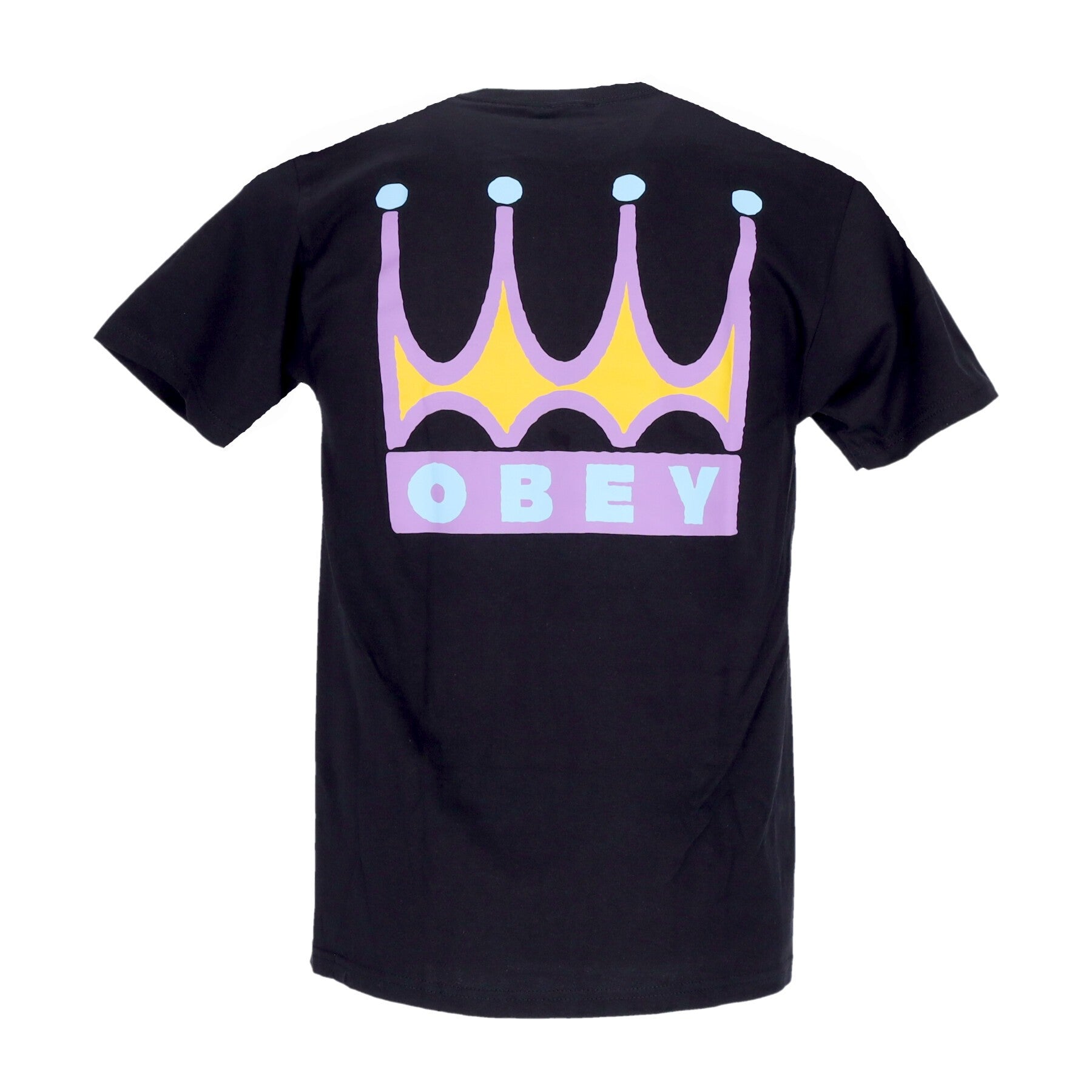 Maglietta Uomo Crown Classic Tee Black