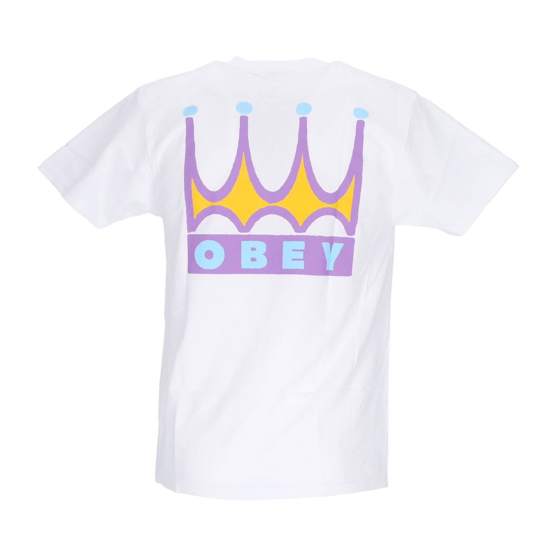 Obey, Maglietta Uomo Crown Classic Tee, White