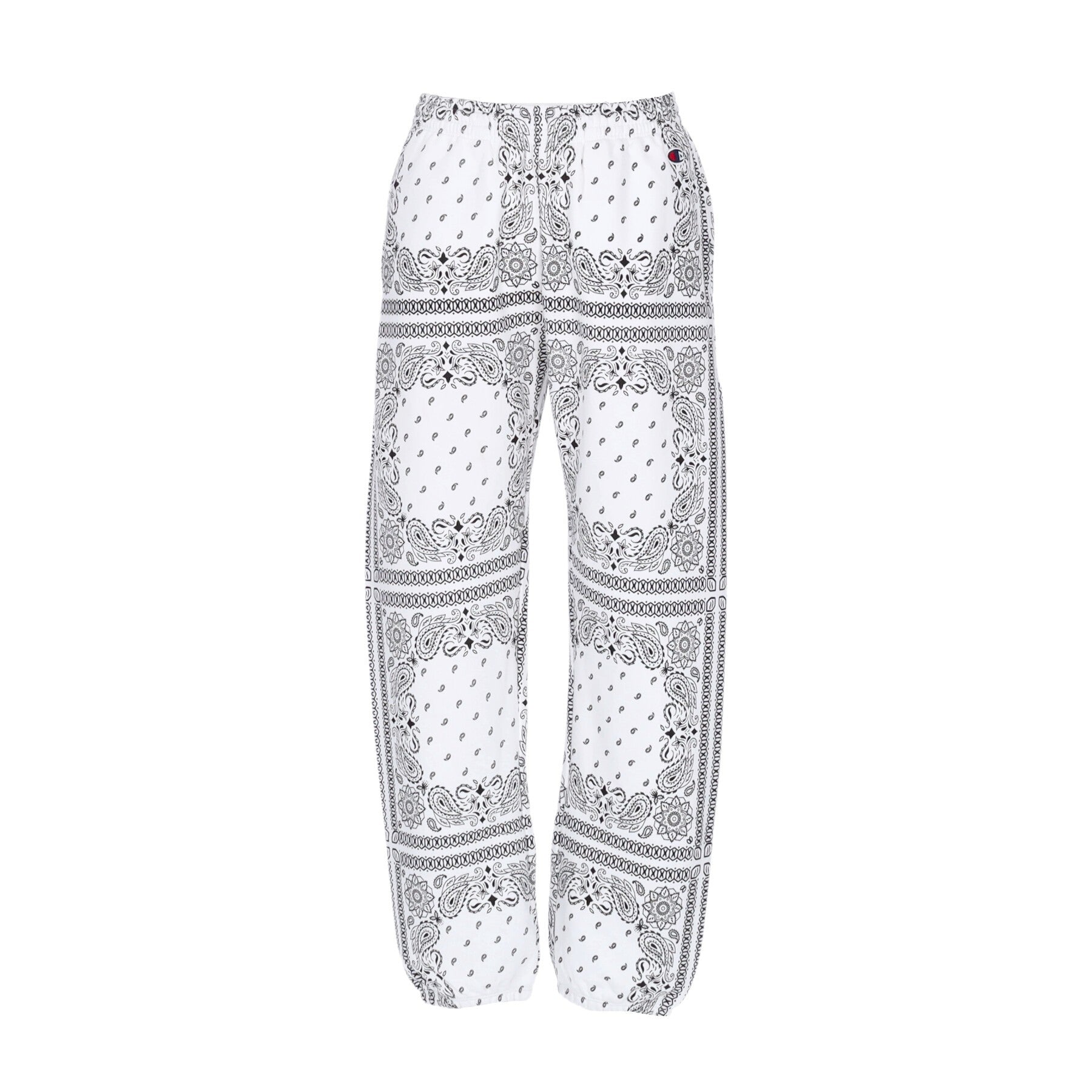 Lightweight Tracksuit Pants Women Elastic Cuff Pants White/allover