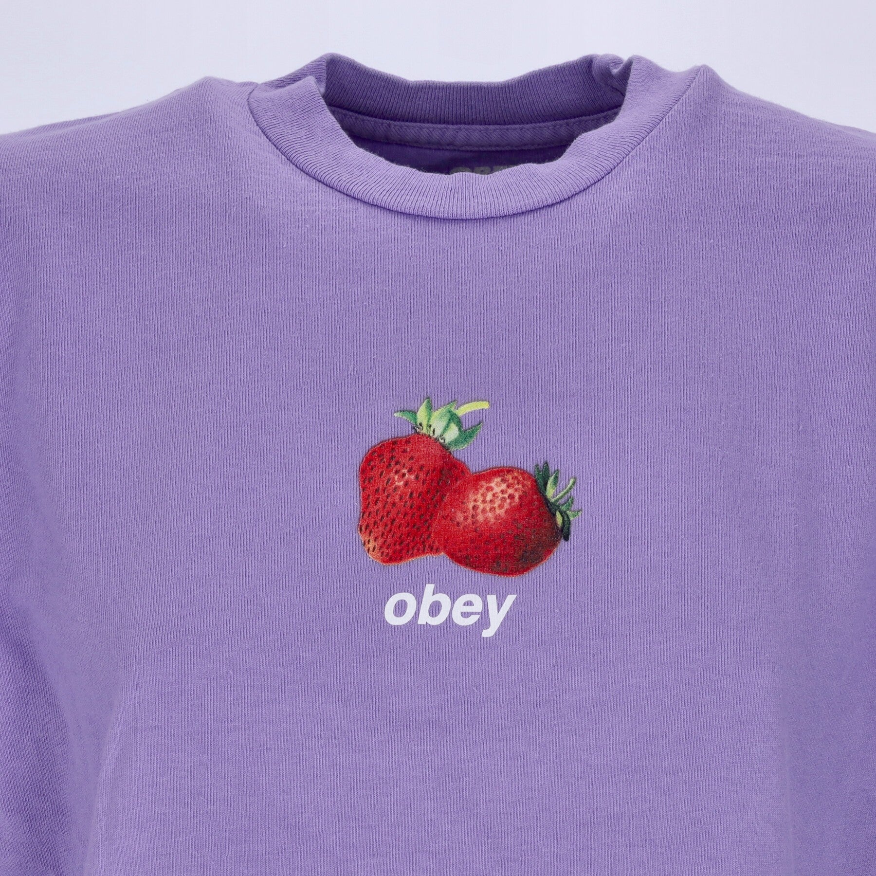 Obey, Maglietta Donna Garden Berries Crop Tee, 