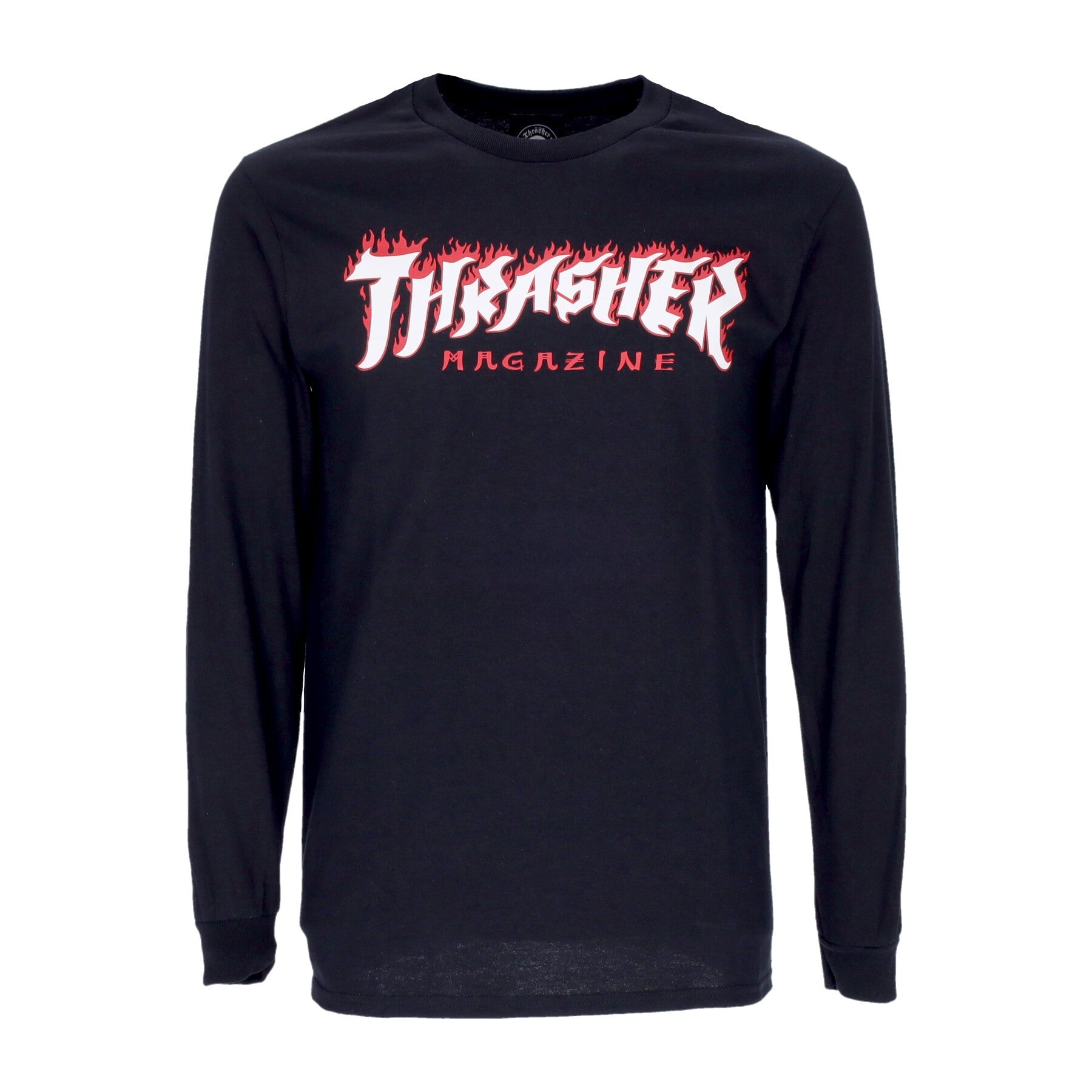 Thrasher, Maglietta Manica Lunga Uomo Possessed Logo L/s Tee, Black/white/red