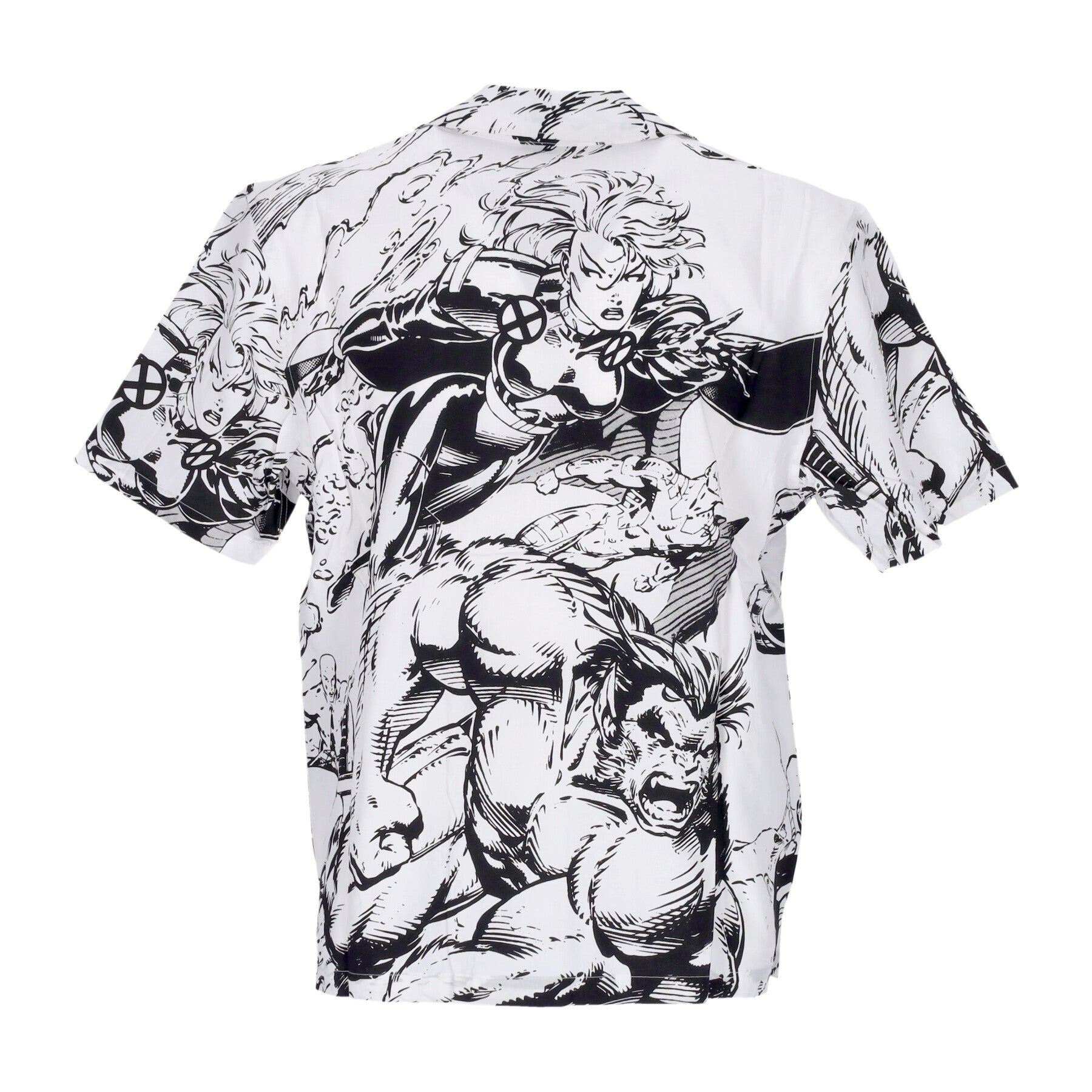 Huf, Camicia Manica Corta Uomo X-men Resort Shirt X Marvel, 