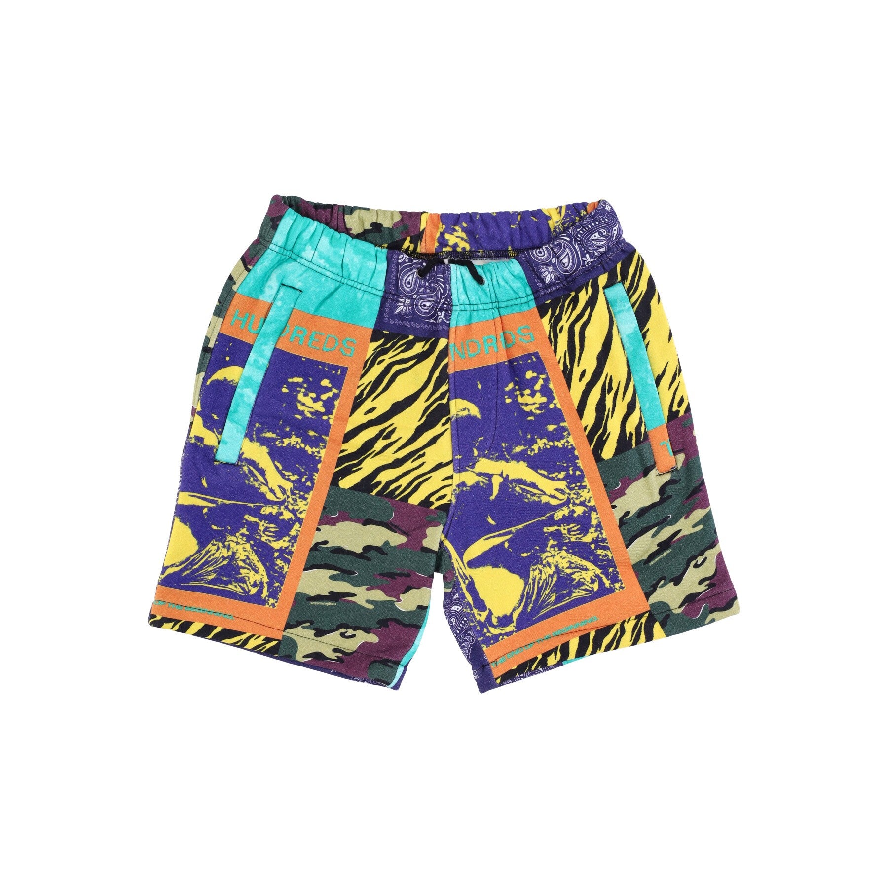 The Hundreds, Pantalone Corto Tuta Felpato Uomo Tremont Sweatshorts, Multi