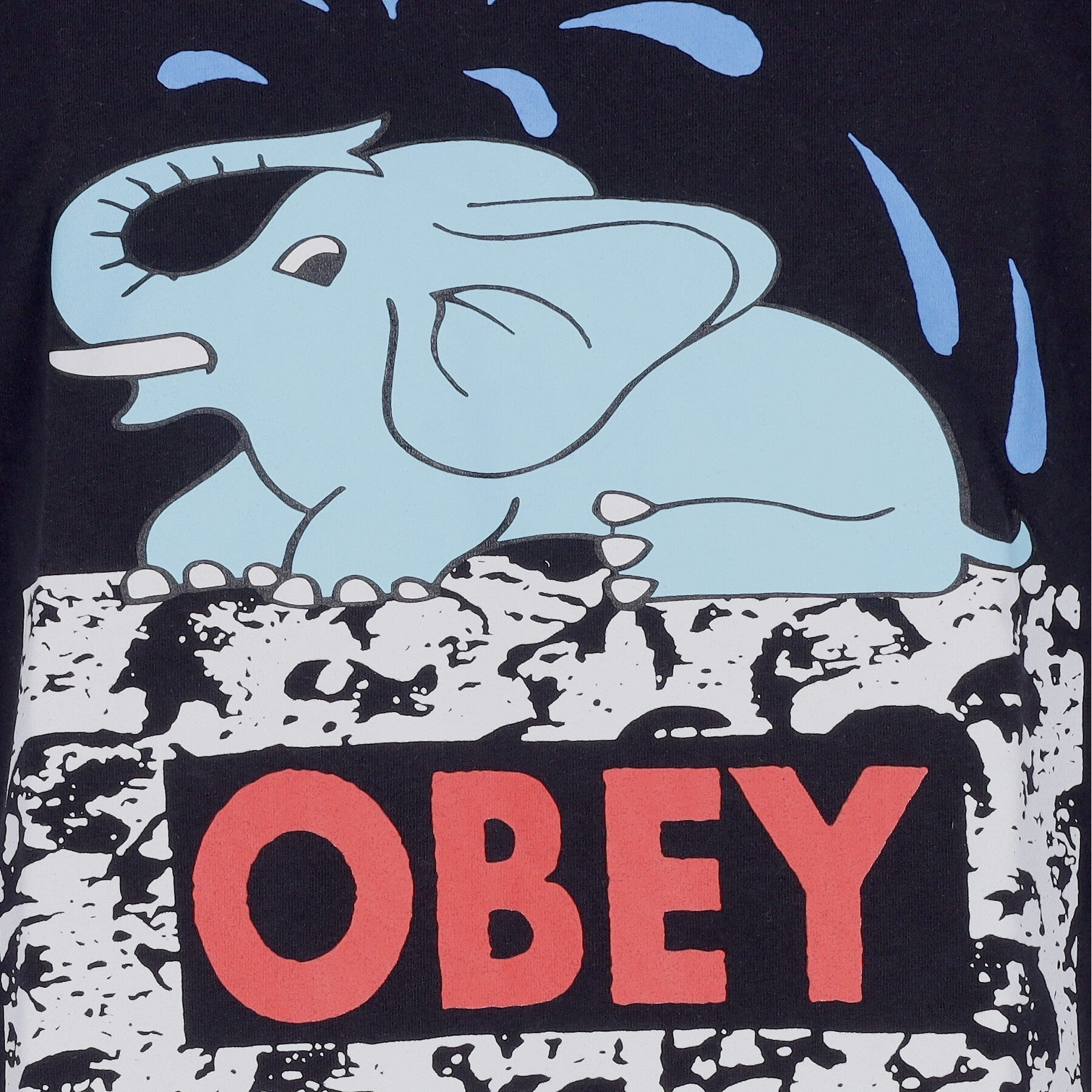 Obey, Maglietta Uomo Societal Collapse Heavyweight Tee, 