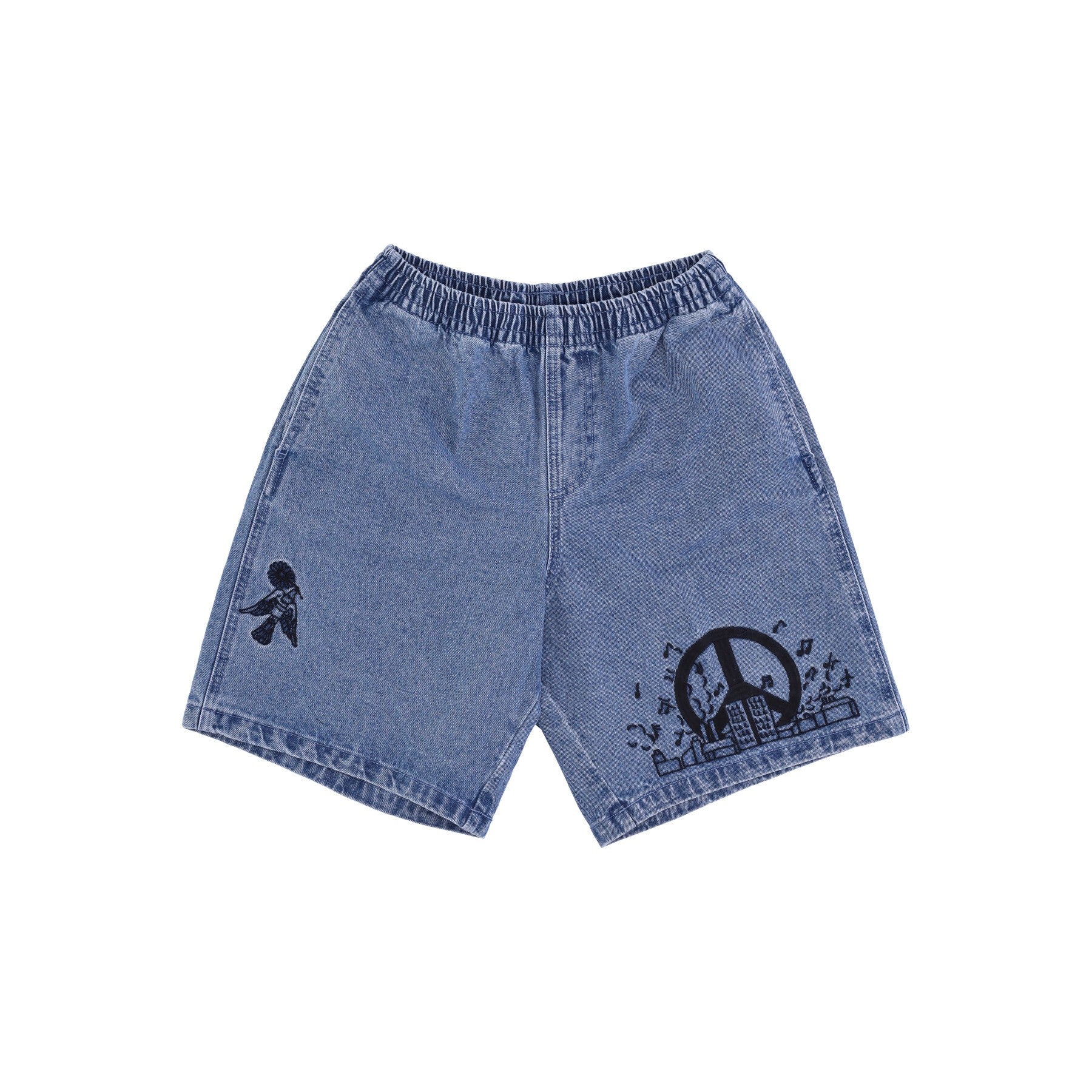 Obey, Jeans Corto Uomo Easy Denim Noise Short, Light Indigo