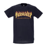 Thrasher, Maglietta Uomo Godzilla Flame Tee, Black/yellow