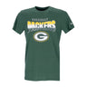 New Era, Maglietta Uomo Nfl Team Fade Graphic Tee Grepac, Power Green