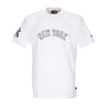 New Era, Maglietta Uomo Mlb Washed Pack Wordmark Oversize Tee Neyyan, White