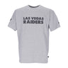 New Era, Maglietta Uomo Nfl Washed Pack Wordmark Oversize Tee Lasrai, Light Grey Heather