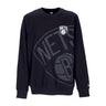 New Era, Felpa Leggera Girocollo Uomo Nba Washed Pack Graphic Crewneck Bronet, Black