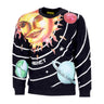 Market, Felpa Girocollo Uomo Market Solar System Aop Crewneck, Black