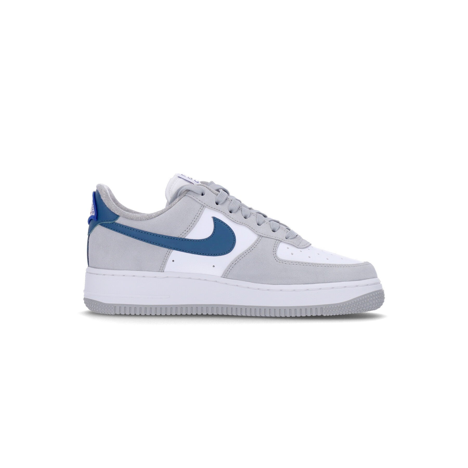 Low Scarpa Men Air Force 1 07 LV8 LT Smoke Grey / Marina / White / Lt Smoke Grey