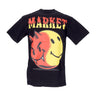 Market, Maglietta Uomo Good And Evil Tee X Smiley, Black