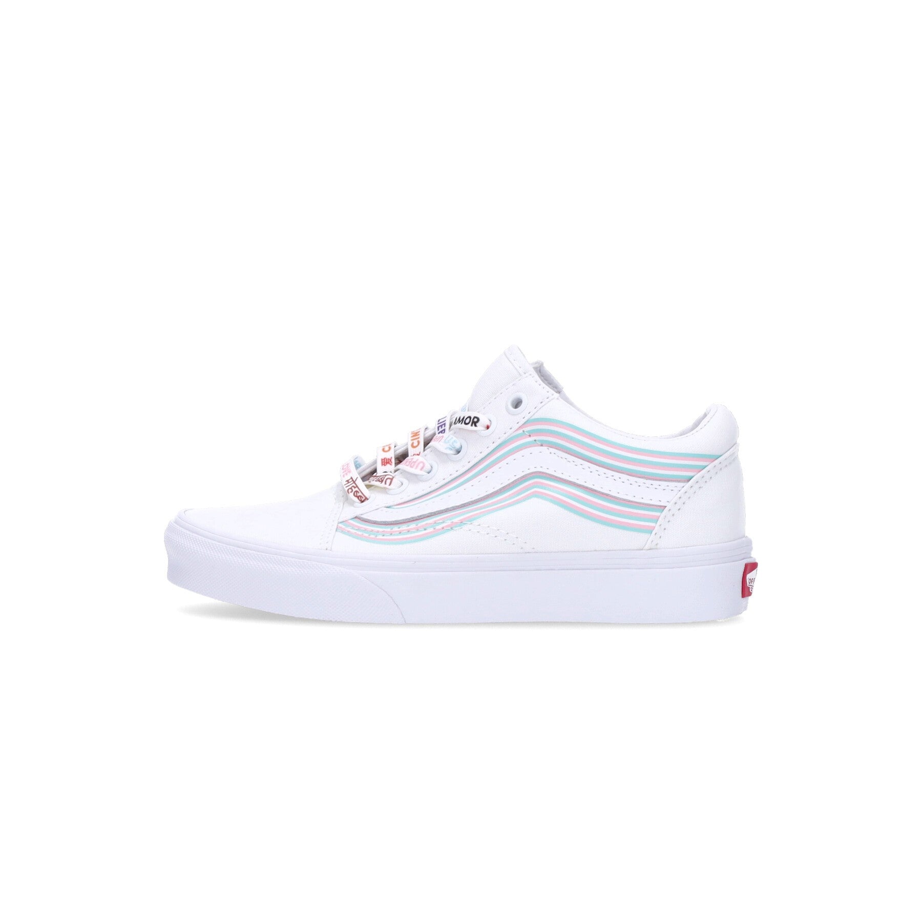 Vans, Scarpa Bassa Uomo Old Skool (pride), White/true White