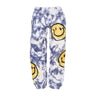 Market, Pantalone Tuta Felpato Uomo Sun Dye Sweatpants X Smiley, Yellow/blue Tie Dye