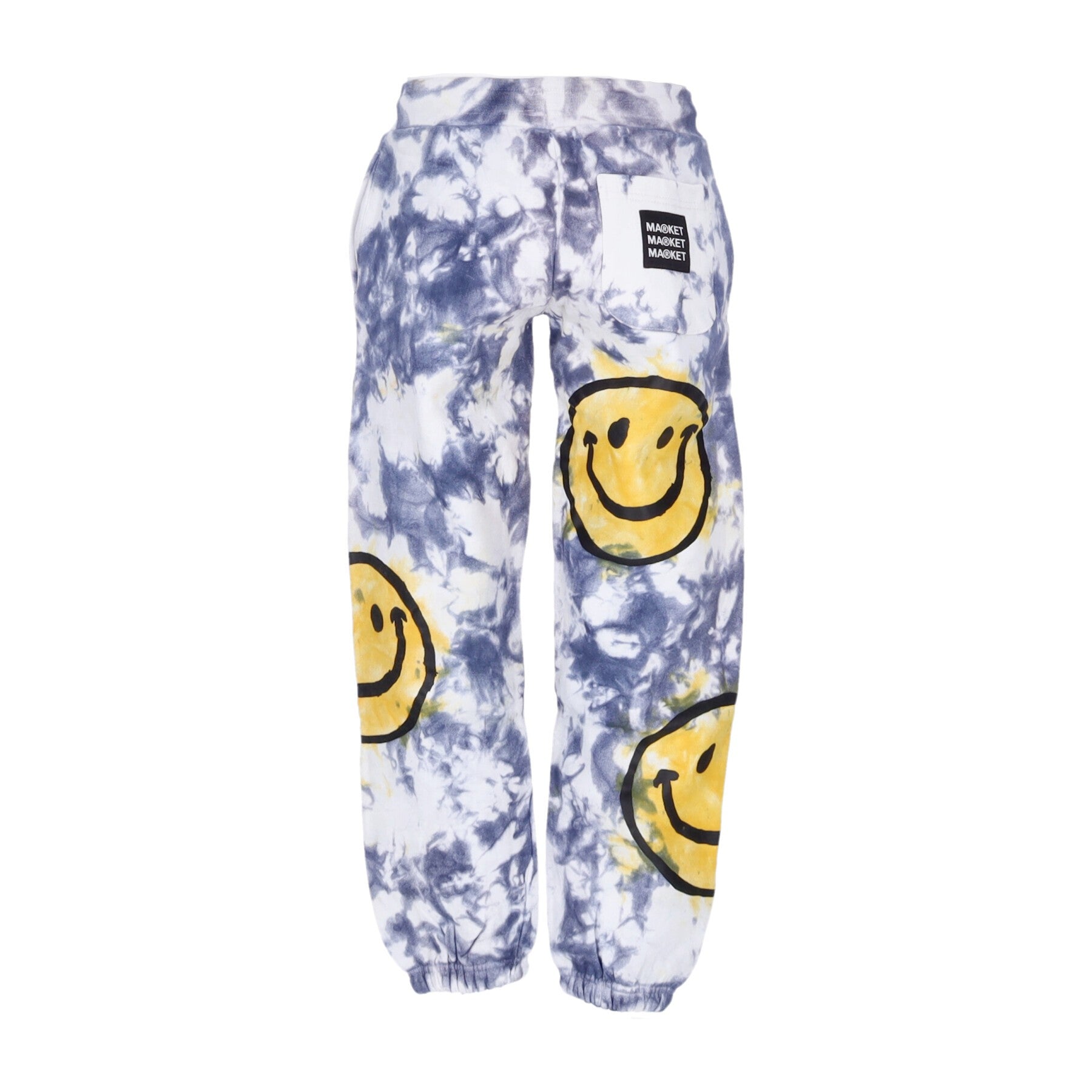 Market, Pantalone Tuta Felpato Uomo Sun Dye Sweatpants X Smiley, 