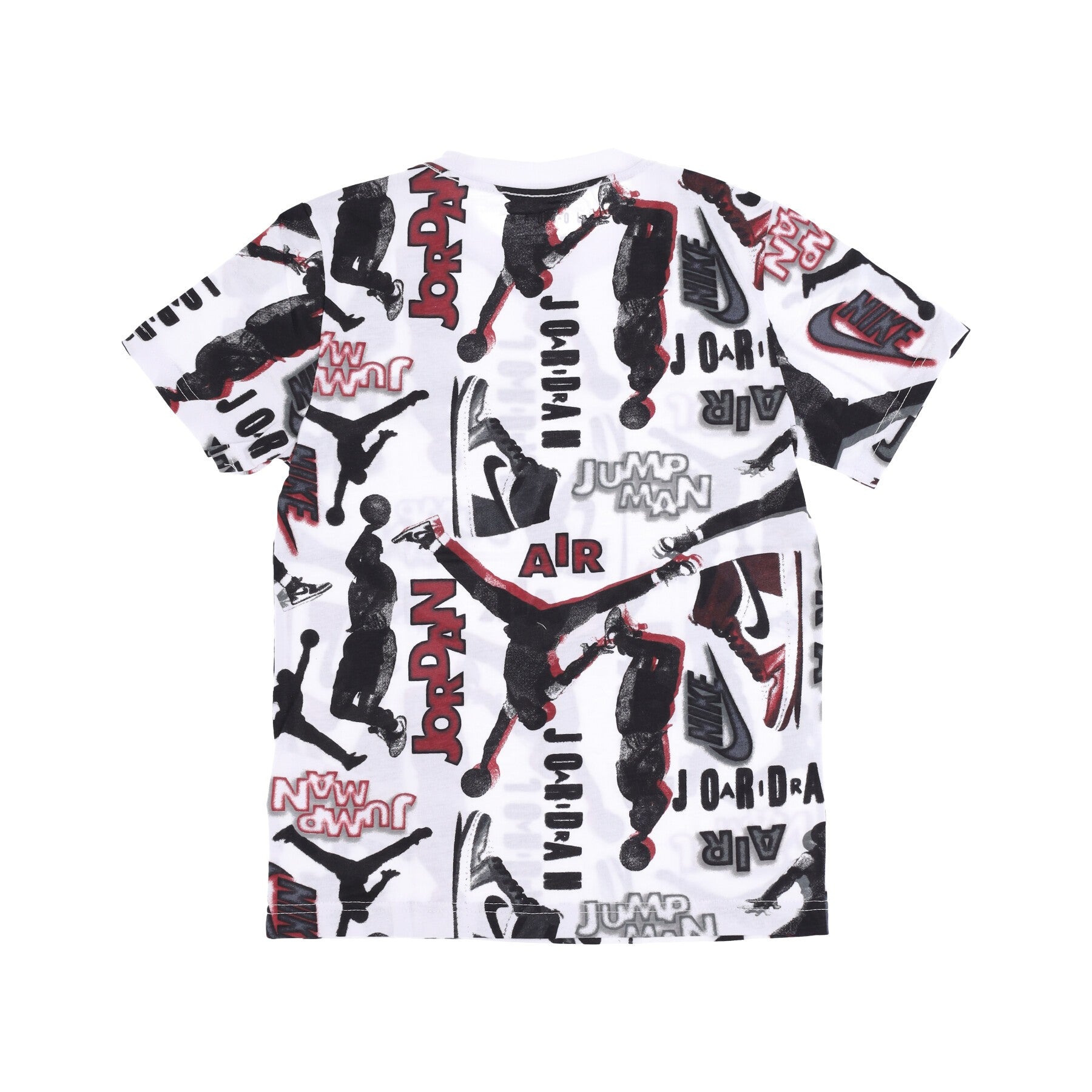 Throw Back Aop Tee Boy's T-Shirt White/black