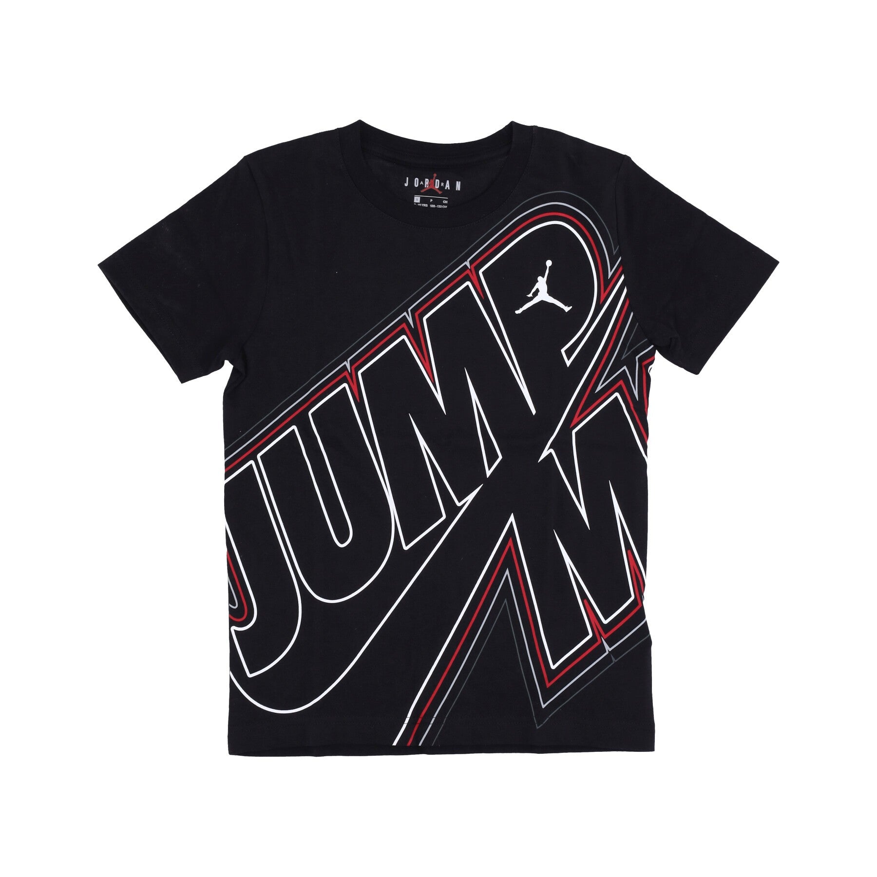 Jumpman X Nike Space Out Schwarzes Jungen-T-Shirt