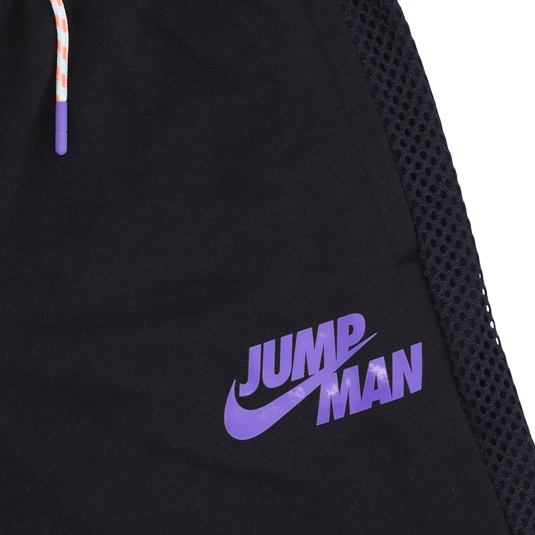 Jumpman X Nike Ft Short Black Tracksuit Pants for Boys