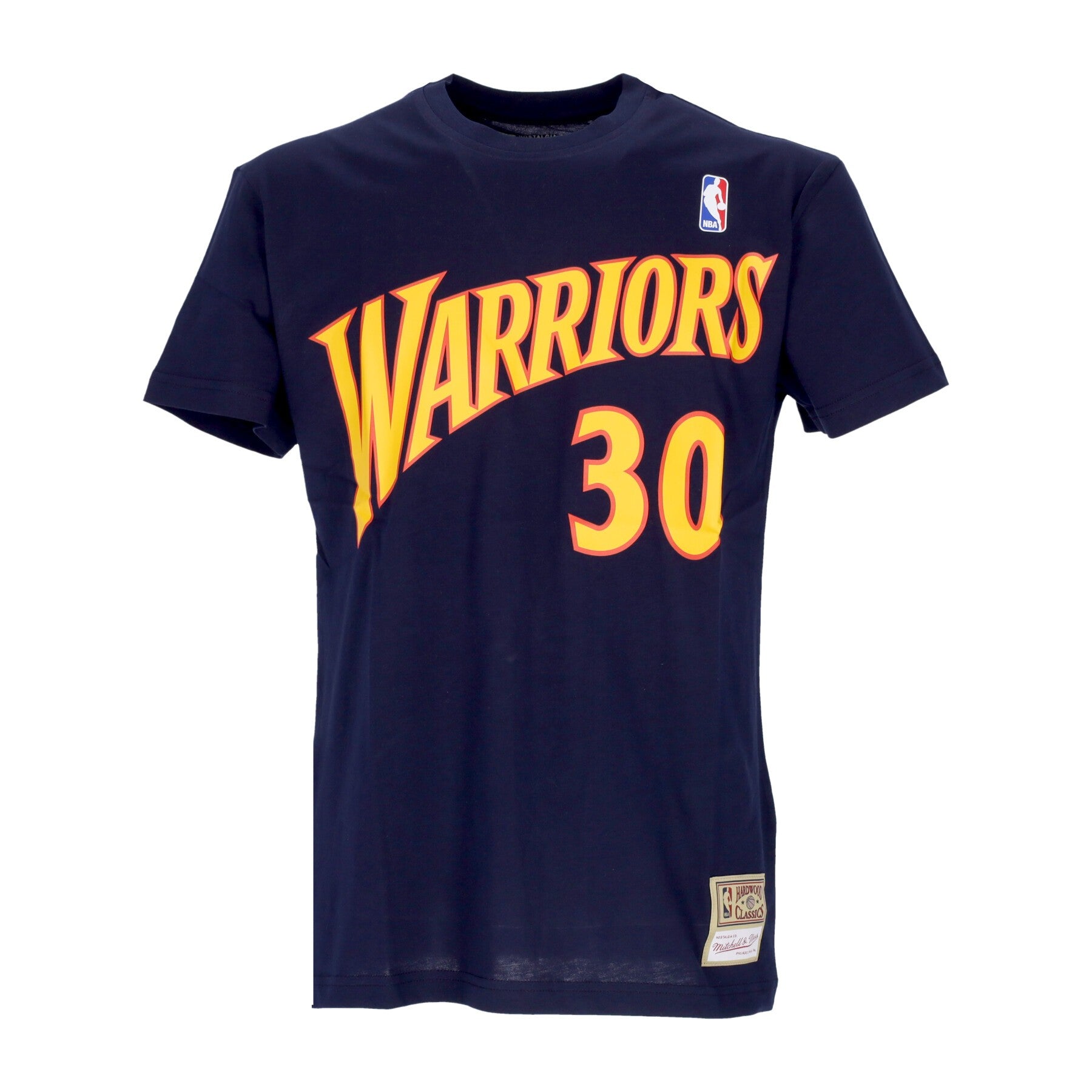 Mitchell & Ness, Maglietta Uomo Nba Tee Hardwood Classics No 30 Stephen Curry Golwar, Original Team Colors