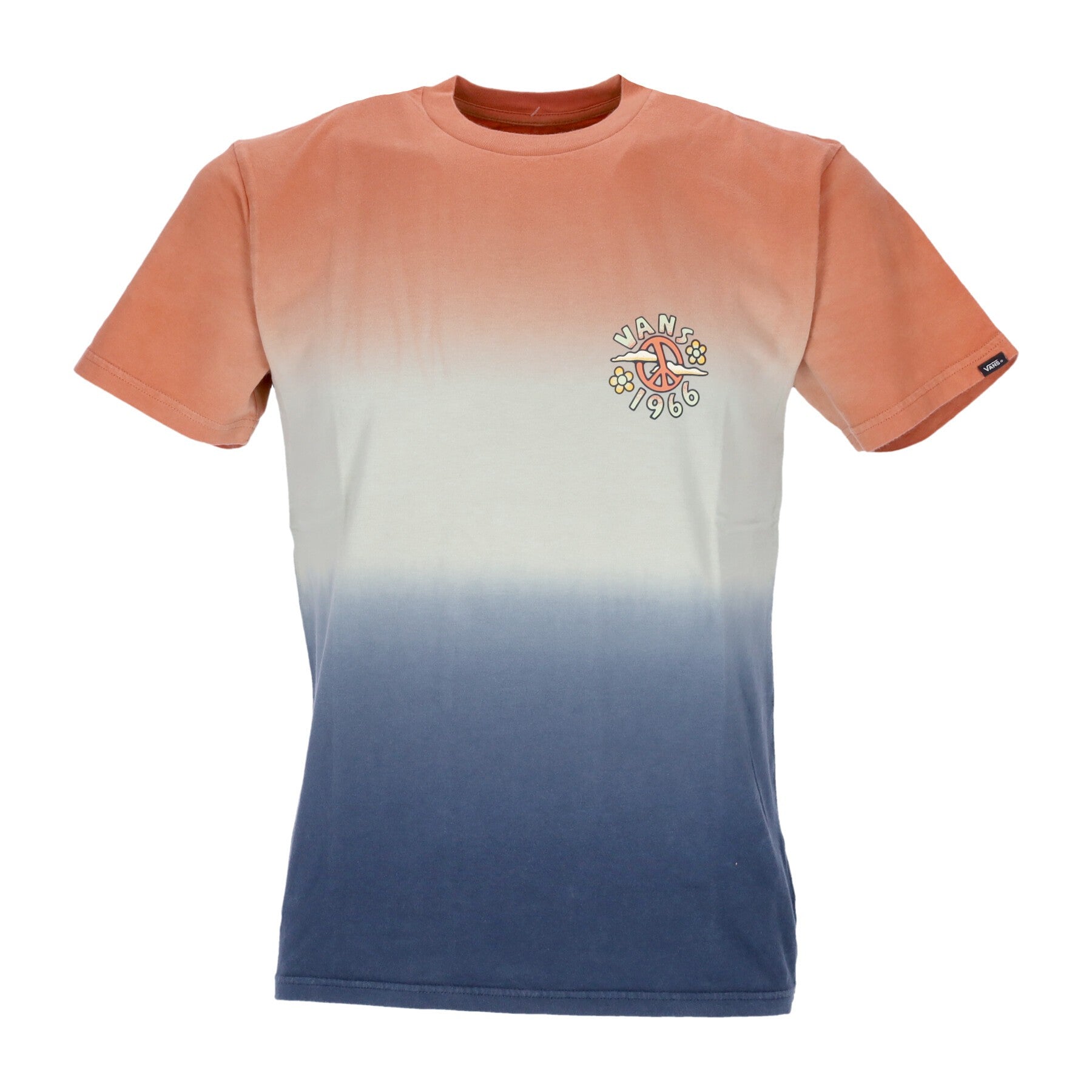 Paz de mente Dip Dye Tee Melon/Celadon Verde/Dress Blues Camisa