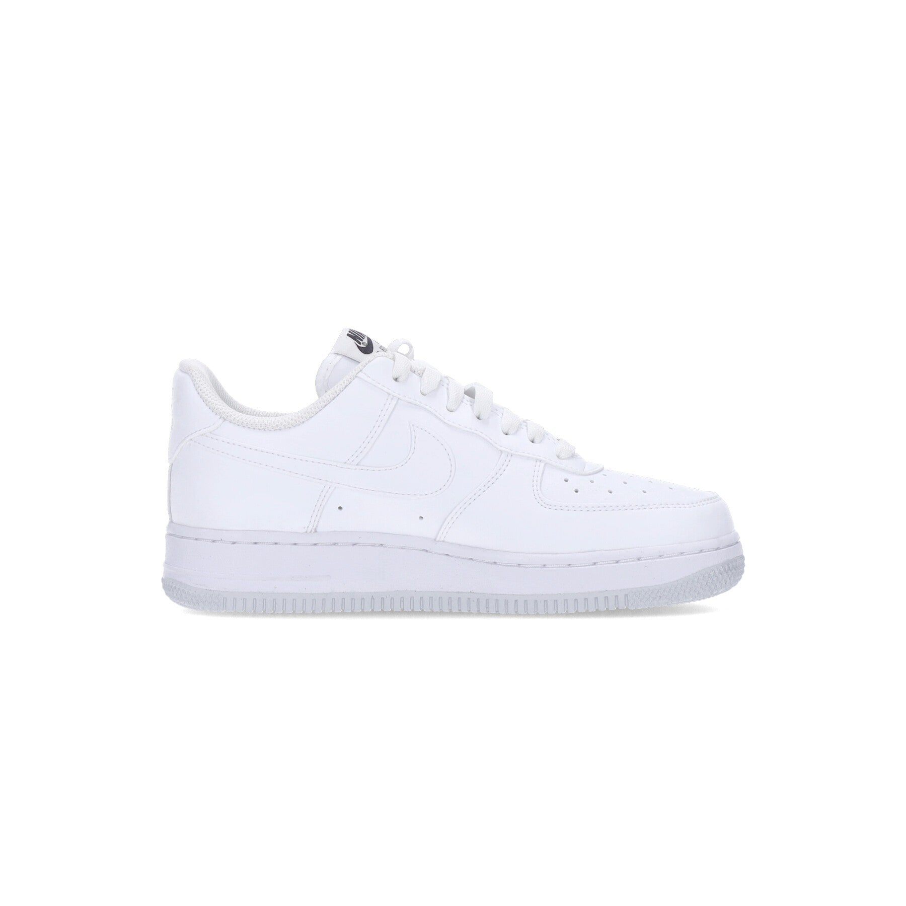 Low Scarpa Woman W Air Force 1 '07 Next Nature blanc / blanc / noir / argent métallique