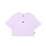 Vans, Maglietta Corta Donna Flying V Crop Crew Sport, Lavander Fog