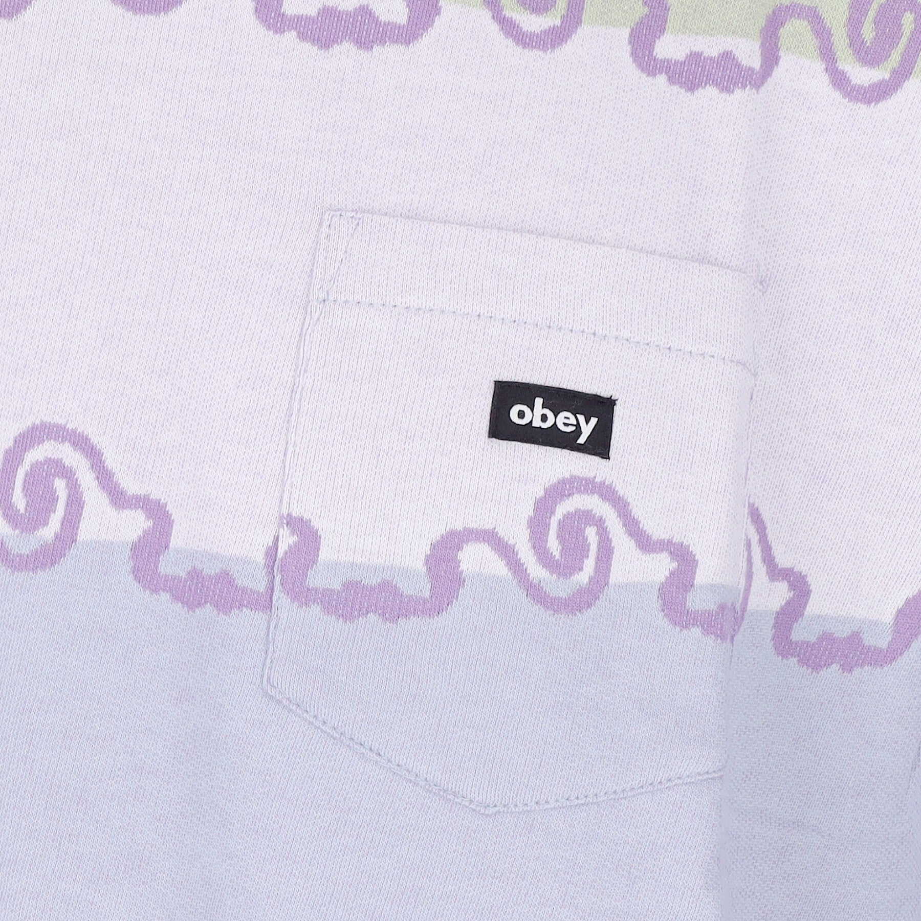 Obey, Maglietta Uomo Receptor Jacquard Pocket Tee, 