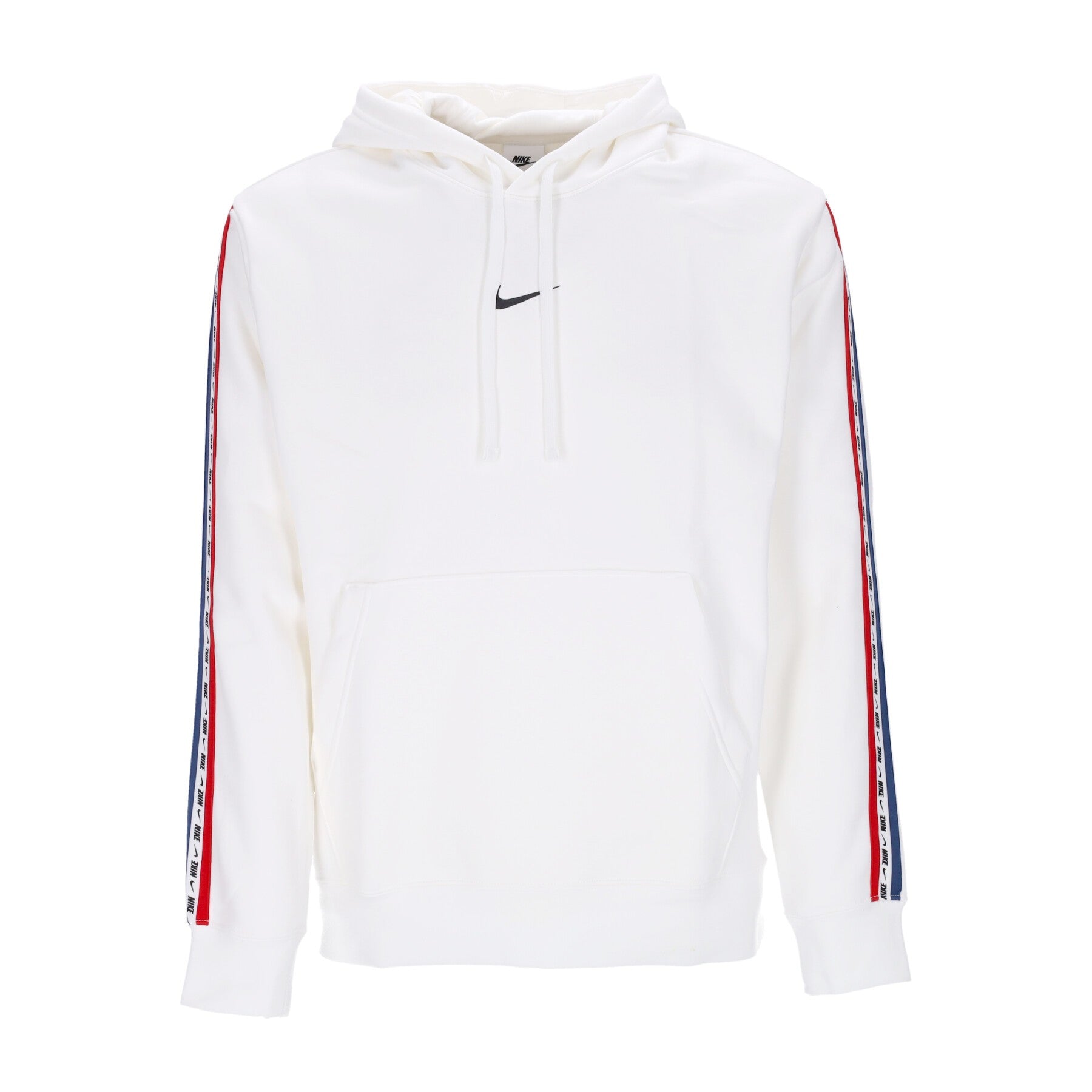 Men's Sportswear Repeat Fleece Hoodie Bb White/mystic Navy/university Red/black