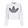 Adidas, Felpa Leggera Girocollo Donna Oversized Sweatshirt, White