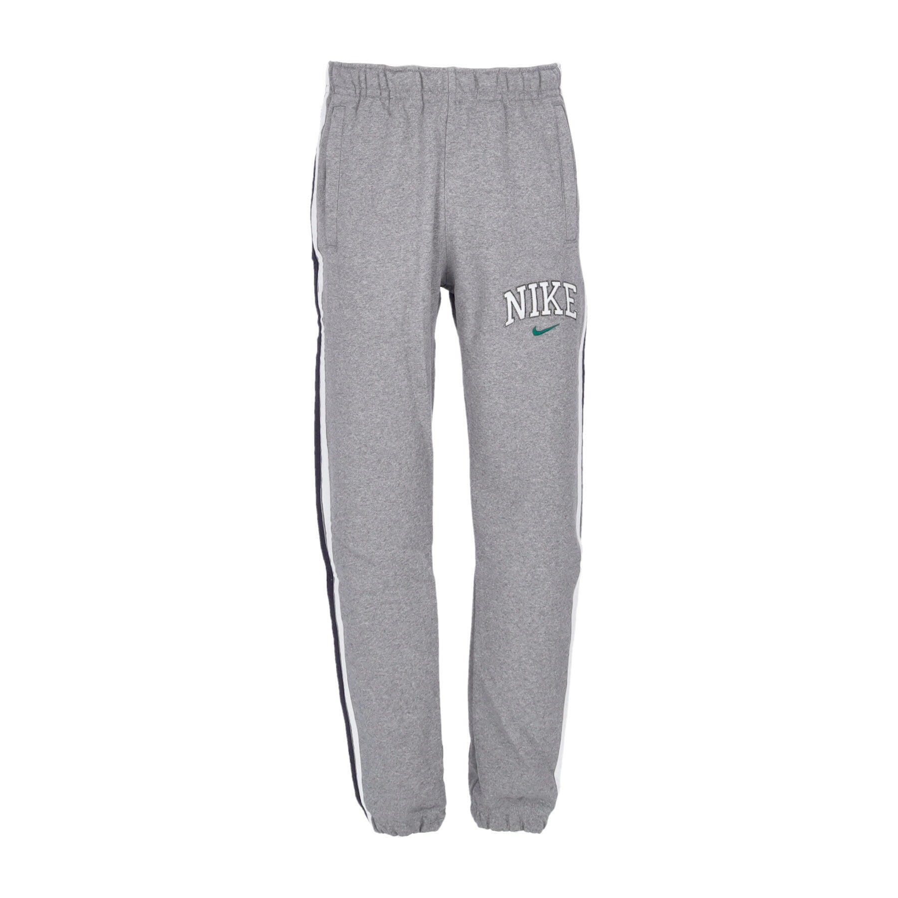 Nike, Pantalone Tuta Leggero Uomo Sportswear Retro Cf Fleece Pant Bb, Dk Grey Heather