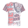 Mitchell & Ness, Maglietta Uomo Nba Jumbotron 2.0 Sublimated Tee Hardwood Classics Nejnet, White/original Team Colors