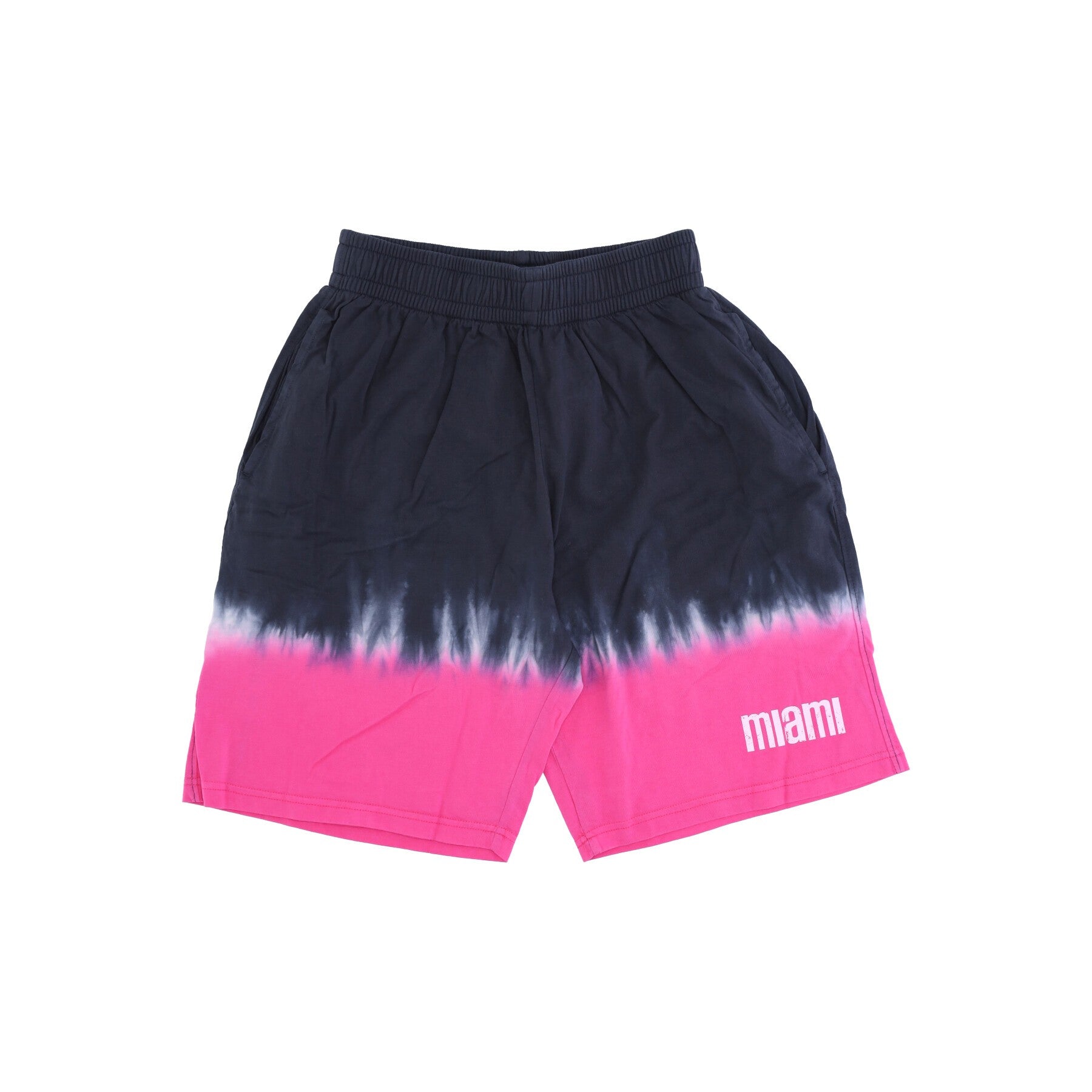 Mitchell & Ness, Pantalone Corto Uomo Nba Horizontal Tie Dye Short Hardwood Classics Miahea, Original Team Colors