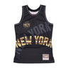 Mitchell & Ness, Canotta Tipo Basket Uomo Nba Big Face 4.0 Fashion Tank Hardwood Classics Neykni, Black/original Team Colors