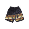 Mitchell & Ness, Pantaloncino Tipo Basket Uomo Nba Big Face 4.0 Fashion Short Hardwood Classics Houroc, Black/original Team Colors