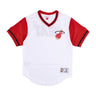 Mitchell & Ness, Casacca Uomo Nba Fashion Mesh V-neck Hardwood Classics Miahea, White/original Team Colors